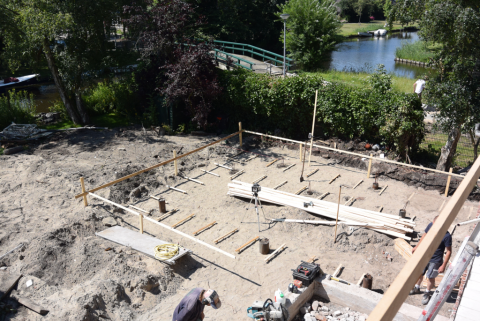 Aanbouw in Landsmeer