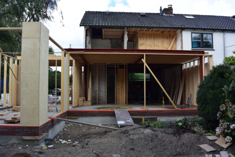 Aanbouw in Landsmeer